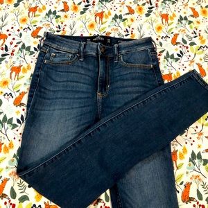 Hollister high rise super skinny jeans